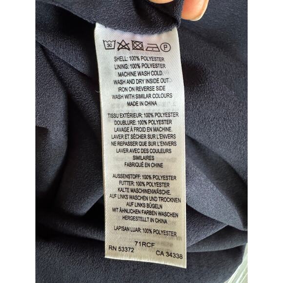 French Connection Sleeveless Navy Mini Dress – Size 0 (US) - Picture 6 of 6